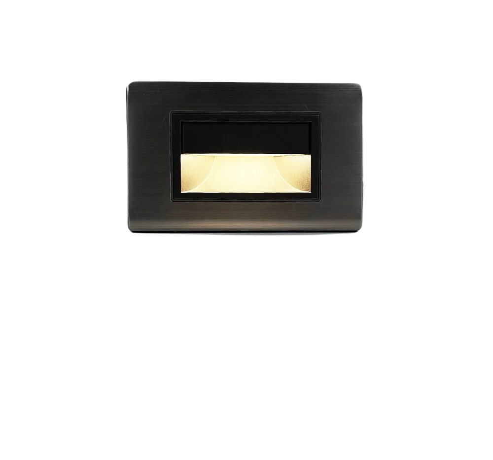 MIT-3510 不鏽鋼拉絲面板 造型下照牆角燈